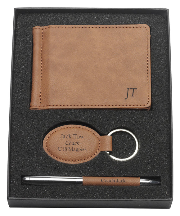 Gift Set - Wallet, Keychain & Pen