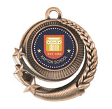 Budget Star Wreath Medal with logo