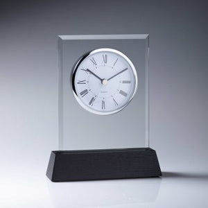 Clock Glass with Black Base