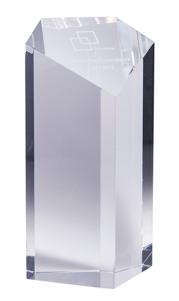 Clarity Crystal - 5 Sided Superman Cube