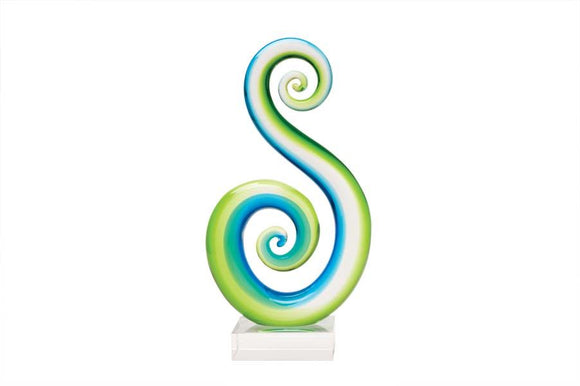 Art glass sculpture - Spiral