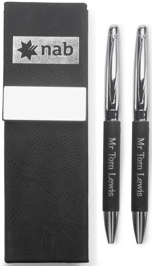 Premium Leatherette Pen Set