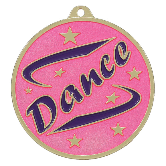 Pink/Purple Dance medal